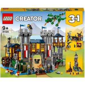 ASSEMBLAGE CONSTRUCTION LEGO® Creator - Le château médiéval - 31120 - Jeu de construction LEGO Creator 3-en-1