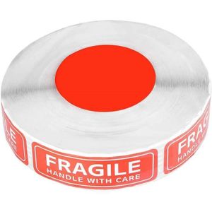 OliveBird 1000 x Fragile Autocollants 90 x 35 mm Rouleau Avec Texte Sur étiquette  Fragile : : Fournitures de bureau