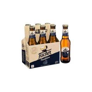 BIERE Fischer Bière blonde 6% 6 x 25 cl 6%vol.