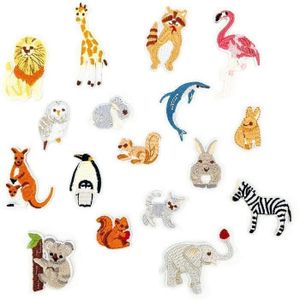 Patch Therocollants Aniaux 9 Pièces, Ecusson Therocollant, Patchs Enfants Brodés Pour