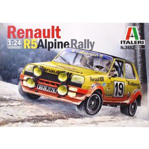 VOITURE À CONSTRUIRE Maquette voiture - ITALERI - Renault R5 Alpine Ral