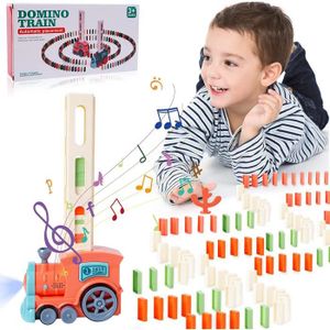 Jeu domino - Train électrique de domino pour enfants – L'Enfant Malin