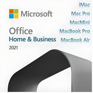 BUREAUTIQUE Microsoft Office 2021 pour MAC (Famille et Petite 