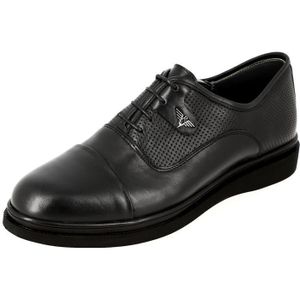 DERBY Chaussures Homme Derby en cuir Noir Belym 978 - Be