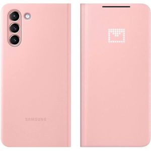 HOUSSE - ÉTUI Samsung Galaxy S21 Plus LED View Cover Pink - EF-N