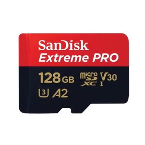 CARTE MÉMOIRE Carte Mémoire SanDisk Extreme Pro microSDXC 128Go 