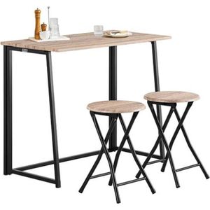 TABLE À MANGER COMPLÈTE SoBuy OGT18-N Set de 1 Table + 2 Chaises Table à M