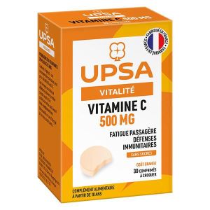 TONUS - VITALITÉ UPSA Vitamine C 500mg sans Sucres 30 comprimés à c