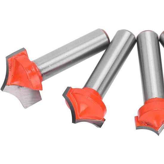 Jeu De 6 Forets Hélicoïdaux (3 à 8 Mm) - Acier Rapide HSS, Pour Perçage Bois, Métal, Plastique
