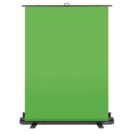 Corsair Elgato Green Screen - Fond Vert Rétractable pour Suppression de l`arrière-Plan, avec Cadre autobloquant, Toile