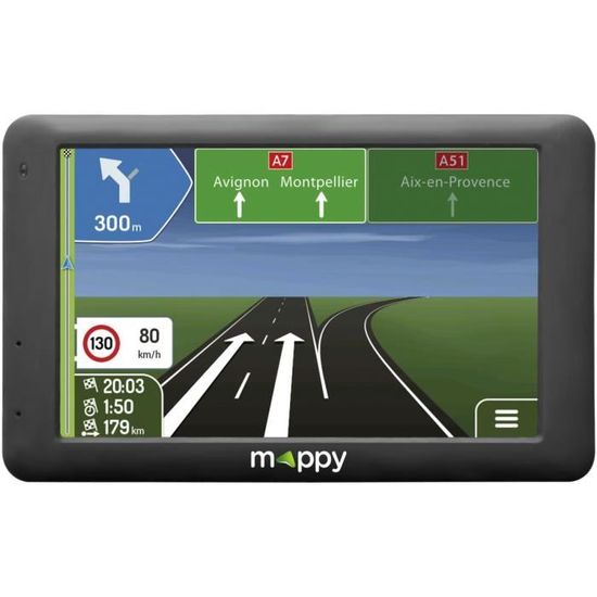 MAPPY GPS 5’’ avec Dashcam intégrée ULTI X580DACA