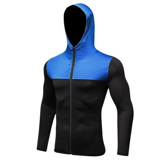 IECCP T-Shirts de Sport Fee à anche Longues Tops 1/2 Fereture