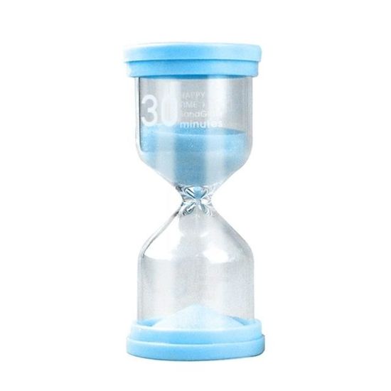 Pwshymi Minuterie de sablier Sablier Hexagonal 30 Minutes Décor de
