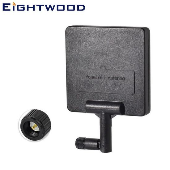 EMUKOEP Antenne Patch Triple Alimentation FPV 5.8GHz 14dBi - Directionnelle Circulaire RHCP/LHCP - Idéal Drone RC Et Longue Portée