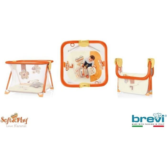 Brevi Parc Bebe Soft Play Activity Center Love Naturel Cdiscount Puericulture Eveil Bebe