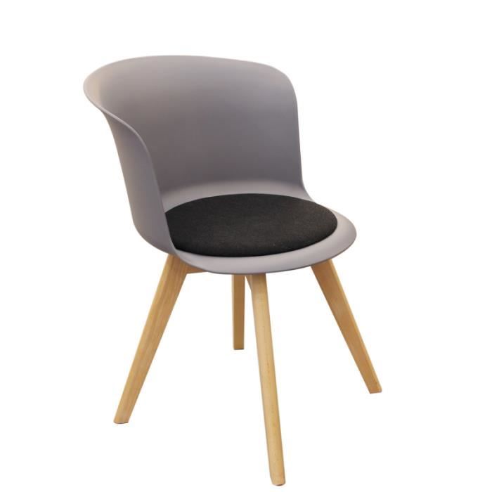 Lot de 2 chaises Enko - Gris