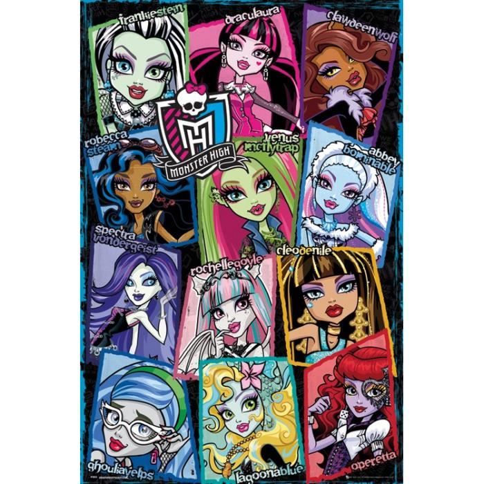 Monster High - Grid - 61x91,5cm - AFFICHE - POSTER