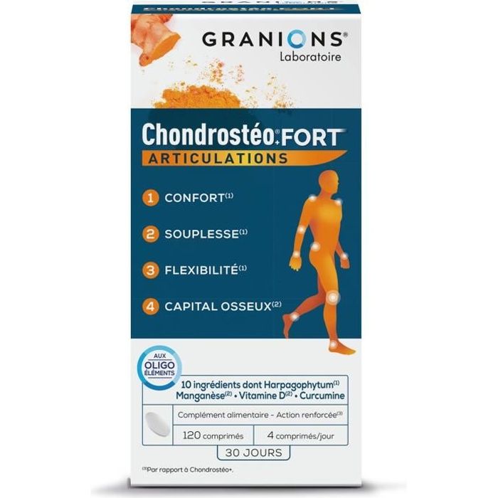 Granions Chondrostéo Fort Articulations 120 comprimés