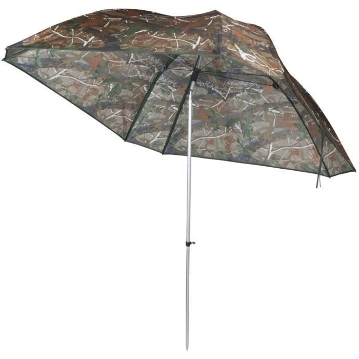 VTK Fishing - Parapluie de Pêche CAMO 250 - OXFORD - Aluminium - SUPERIOR