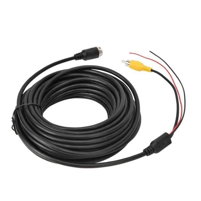 Cable de connecteur male pour moniteur de caméra de recul (10m)