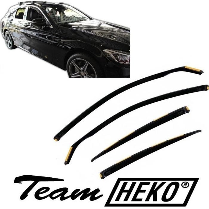 - Deflecteurs d'Air déflecteurs de vent Compatible avec Mercedes C Class W205 Break 2014-2021 4 pièces