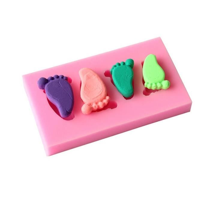 Moule à gateaux,Moule à gaufres antiadhésif Silicone Ustensiles de cuisine, moules à gâteaux pour four - Type Baby Feet Mold