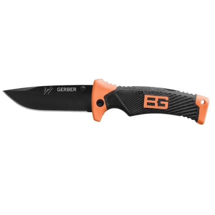 Couteau Gerber Bear Grylls Folding Sheath Knife Black