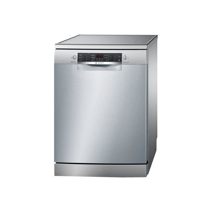 Bosch Serie - 4 SilencePlus SMS46GI01E Lave-vaisselle pose libre largeur : 60 cm profondeur : 60 cm hauteur : 84.5 cm inox
