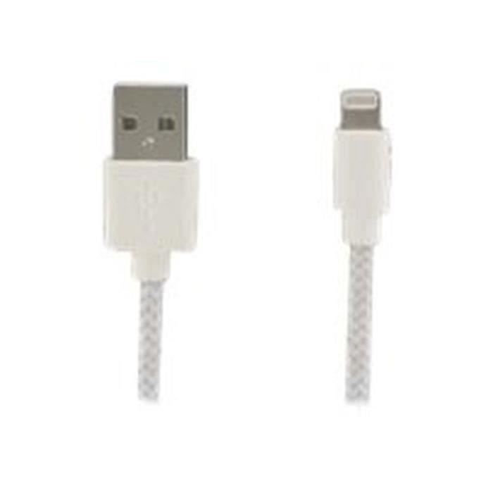 DLH Câble pour transfert de données Energy DY-TU1904WG - 1 m Lightning/USB - pour Tablette, Smartphone, iPhone, iPad, iPod