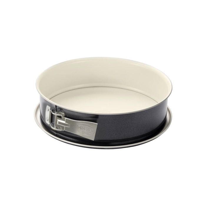 Dr.Oetker 4852 Moule à manqué revêtement céramique 28cm, Acier, Creme-Anthrazit, 28 cm 4852