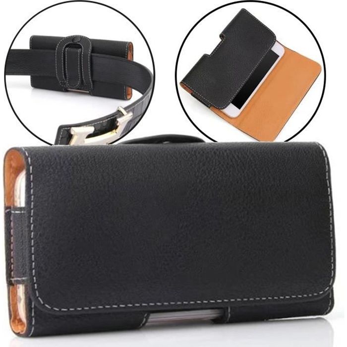 Coque iPhone SE 2 (2020)/ iPhone 11 Pro Housse Étui Clips Ceinture Haute Qualité PU Cuir