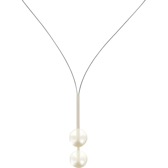 Collier Perles de Culture Blanche - Deux Perles…