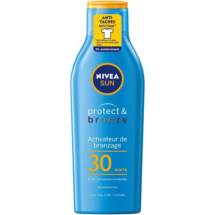 Nivea Sun Lait Protect&Bronze Fps30 200ml Anti-Tache