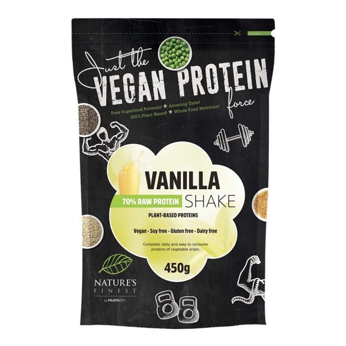Bio Vanilla 70% Raw Protein Shake 450 g