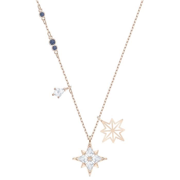 Sautoir - Collier - Collier Swarovski Symbolic Star - Matière:Plaqué