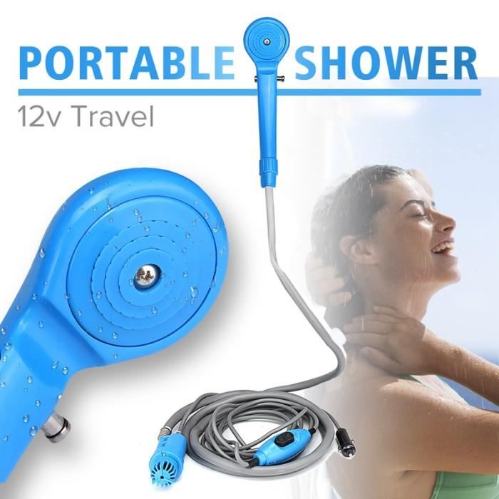 TEMPSA 12V Douche de Camping Extérieur Électrique Portable - Outils Lavage Douche