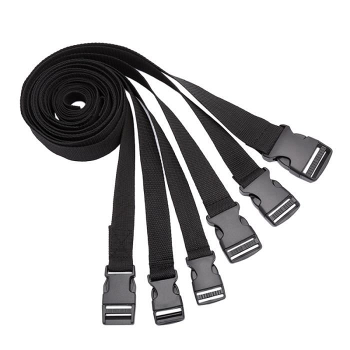 Sangles de bagage 10PCS emballant la ceinture réglable de bagages de boucle de valise de voyage SANGLE DE BAGAGE