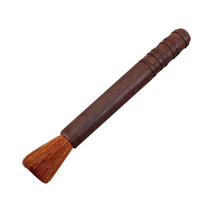 1 pc Naturel Calligraphie-style En Bois Gongfu Thé Outils De Nettoyage Brosse Théière pour BROSSE - GANT DE BROSSAGE - CARDE