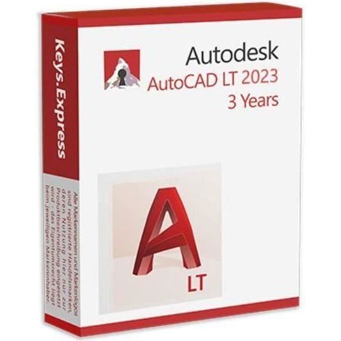 Autodesk AutoCAD LT 2024 3 ANS Windows (NOUVEAU) - Livraison 2H par ...