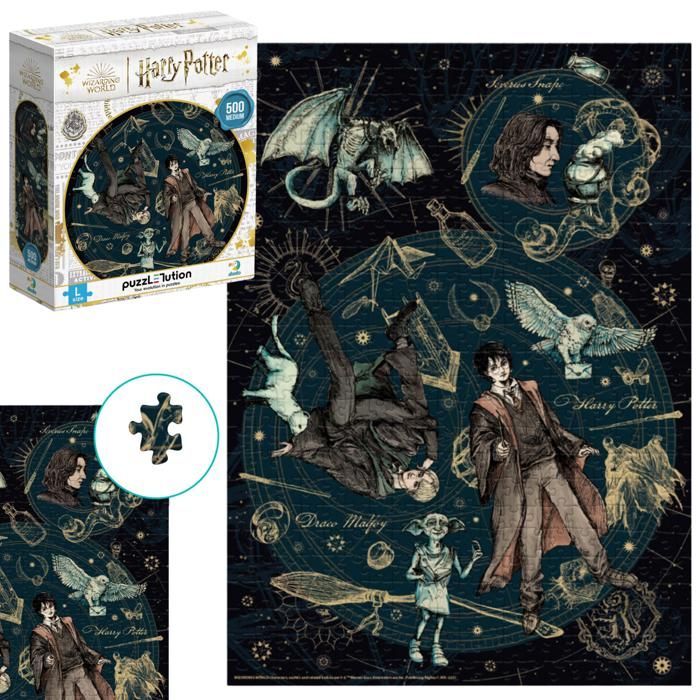 Puzzle - DODO - Harry Potter - 500 pièces - Multicolore - Carton robuste