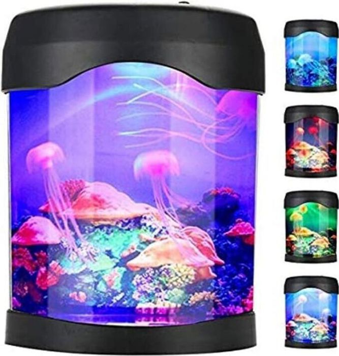 Comparer les prix de USB Lampe de Méduse, électrique Réservoir d'Aquarium Océanique de l'Humeur Lumière de Nuit de LED méduse lampe à Lave avec chang