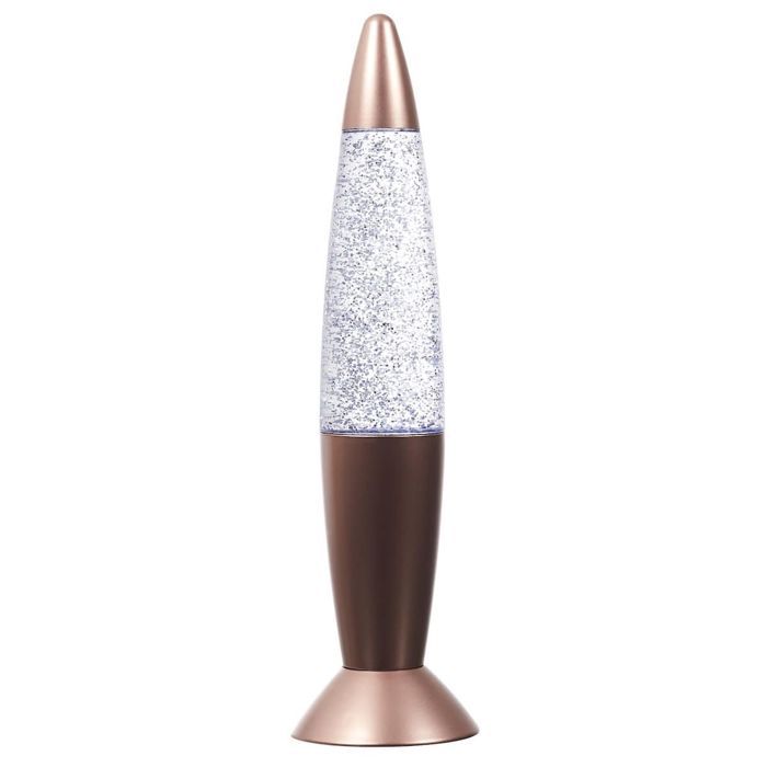 Lampe décorative pailletée de H9 5 cm avec éclairage LED multicolore changeant Lampe décorative pailletée de H9 5 cm avec éclairage LED multicolore changeant