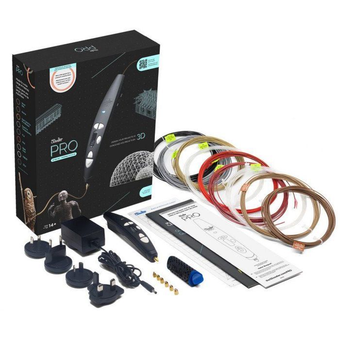 Stylo 3d 3doodler - PROIII - Pro III avec 9 bobines de filament et accessoires