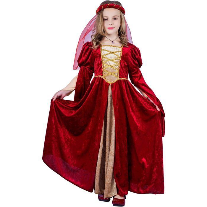 Déguisement de dame médiévale fille Déguisement de dame médiévale fille
