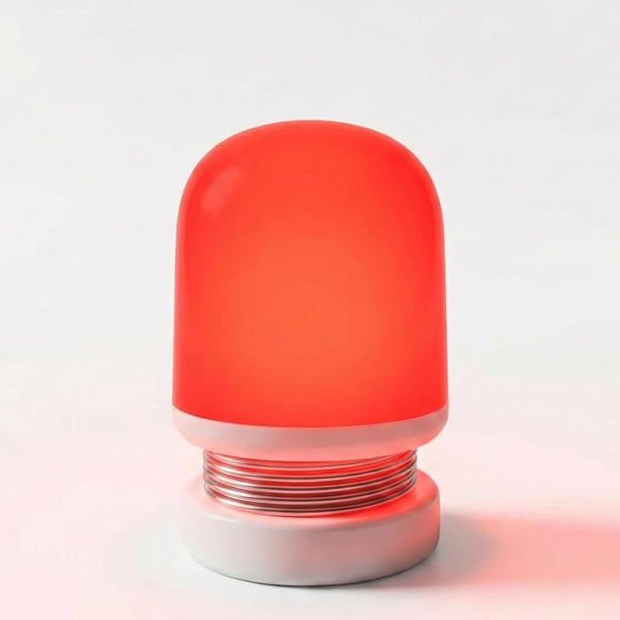 Lampe de nuit à lumière ambre et rouge pour le sommeil Ambre (1600 K) / Rouge (625 nm) Sans lumière bleue