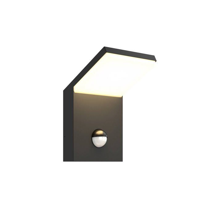 Applique extérieure ampoules LED - Lucande - lampe murale extérieure - - graphite blanc