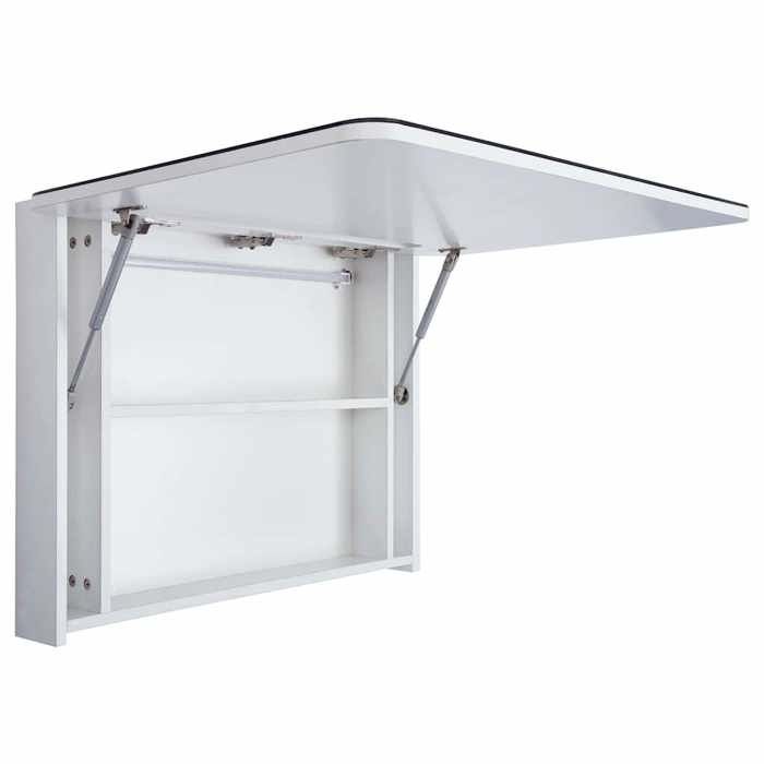 Armoire de salle de bain à miroir LED 80x11x55 cm_2 ans garantie_27096