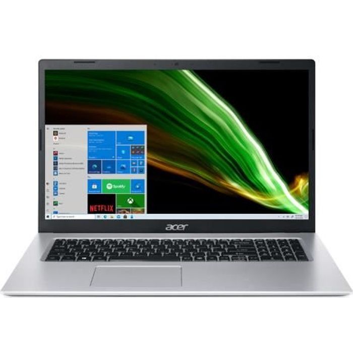 Portable Acer Aspire 3 A317-53-31YC Gris Intel Core i3-1115G4 12Go 512GoSSD Intel Iris Xe Graphics 17.3 HD+ Mate 60hz Win11H