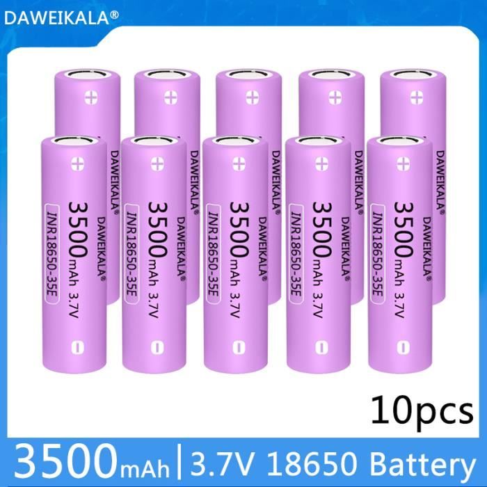 10PCSNouveau 100 Original fabriqué en Corée 18650 3500mAh 20A
