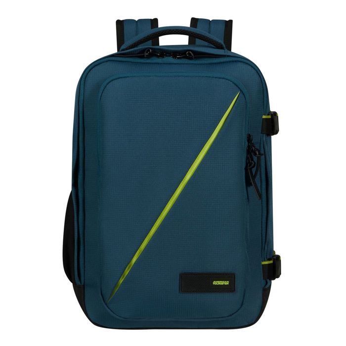 American Tourister Sac à dos bleu noir pour femme et homme - Take2Cabin Casual Backpack S Harbor Blue 239529